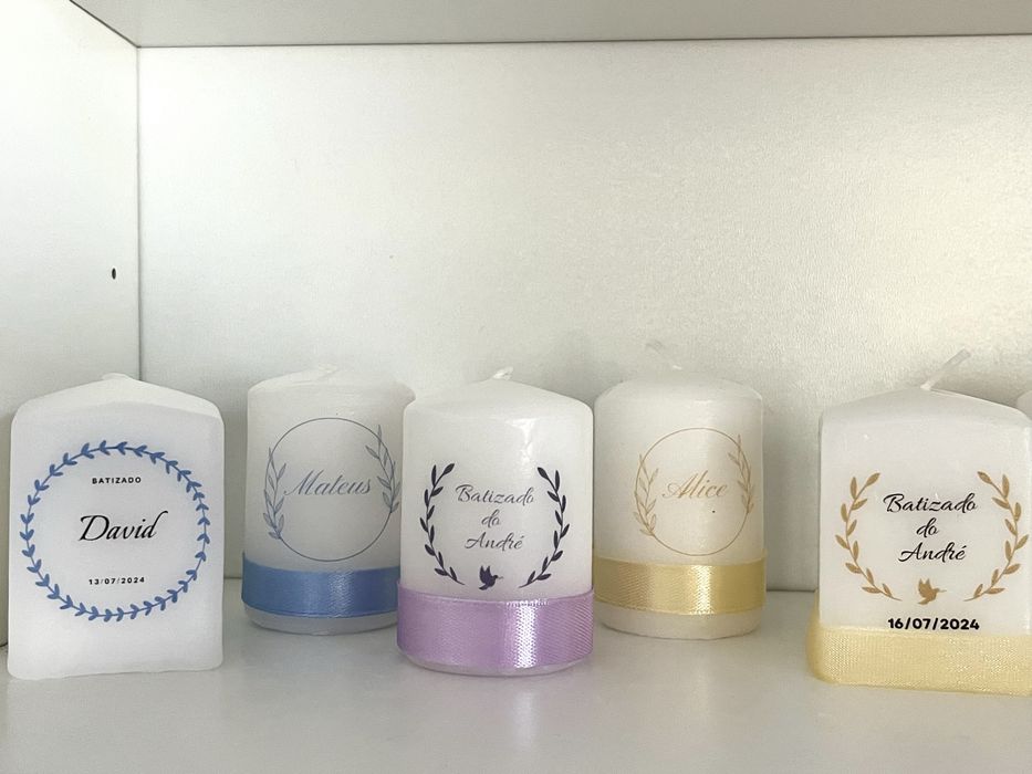Velas personalizadas para qualquer ocasião!