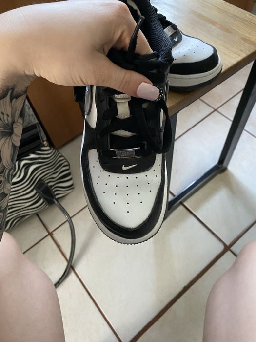 Nike Air Force 1 Low Czarno-Białe 38