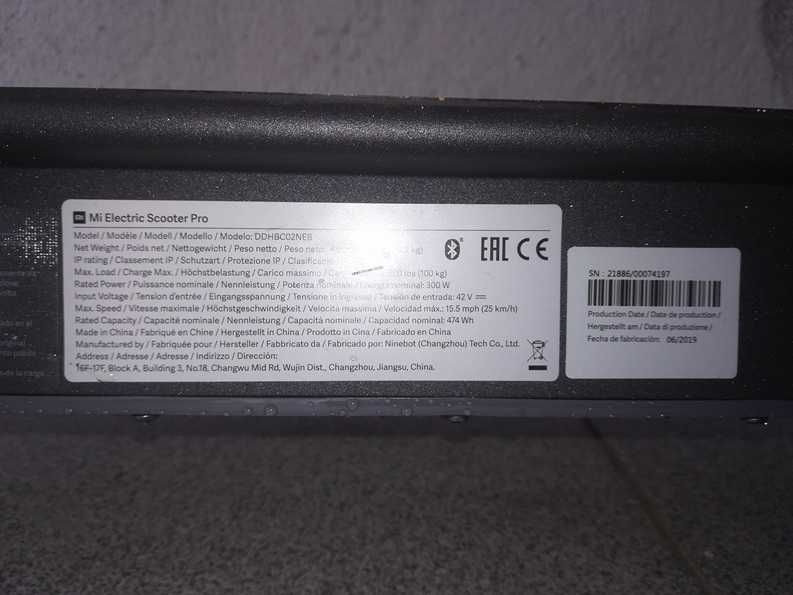 Trotinete XIAOMI PRO