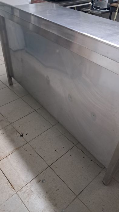 Bancada inox industrial