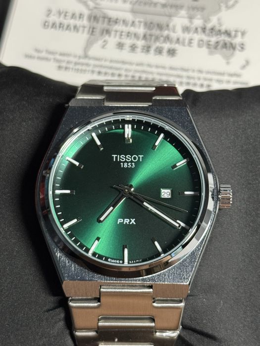 Годинник Tissot PRX Silver / Green — Без передплат / Офіційний ФОП / Гарантія