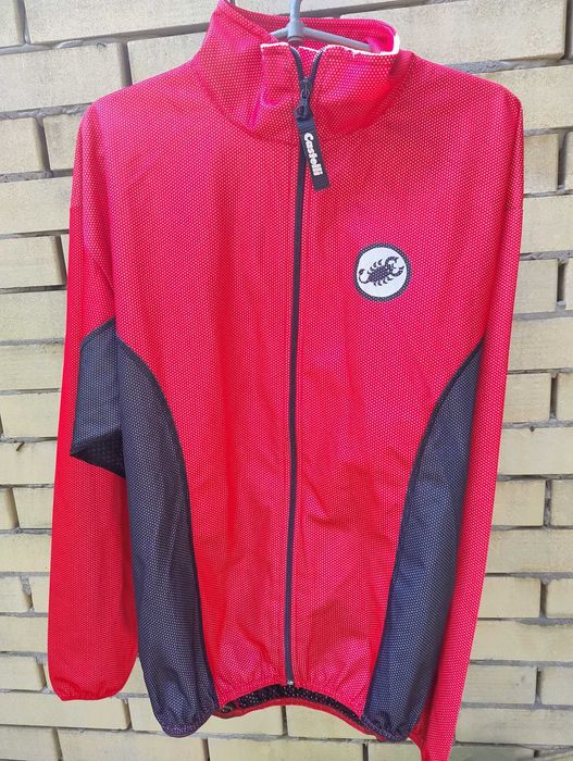 castelli ветровка веловетровка светоотрожатель Италия размер М скорпио