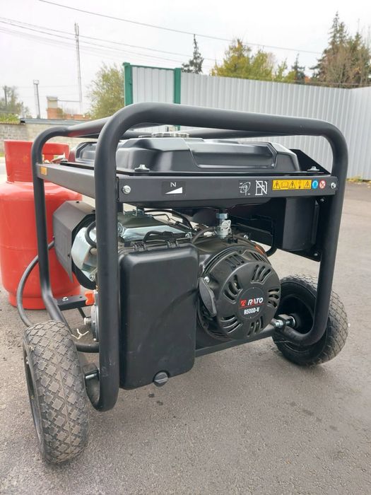 Генератор газ бензин 6,5 кВт 3 фази