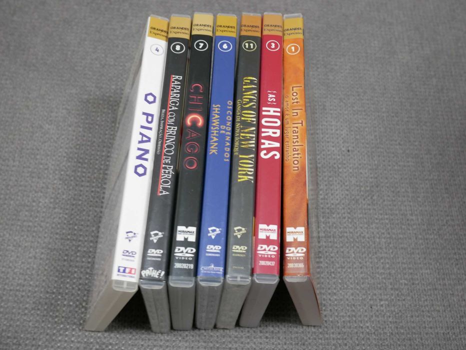 Lote 7 DVDs Cinema Premium – Coleção Expresso (LNK / Prisvideo)