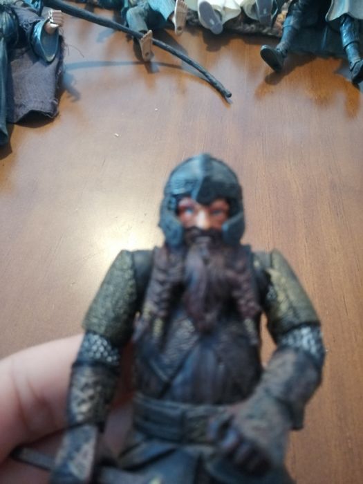 Boneco Gimli senhor dos anéis