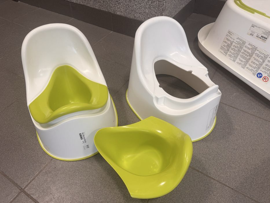 Sprzedam zestaw Nocnik wanienka podnórzek Ikea Lockig Lattsam