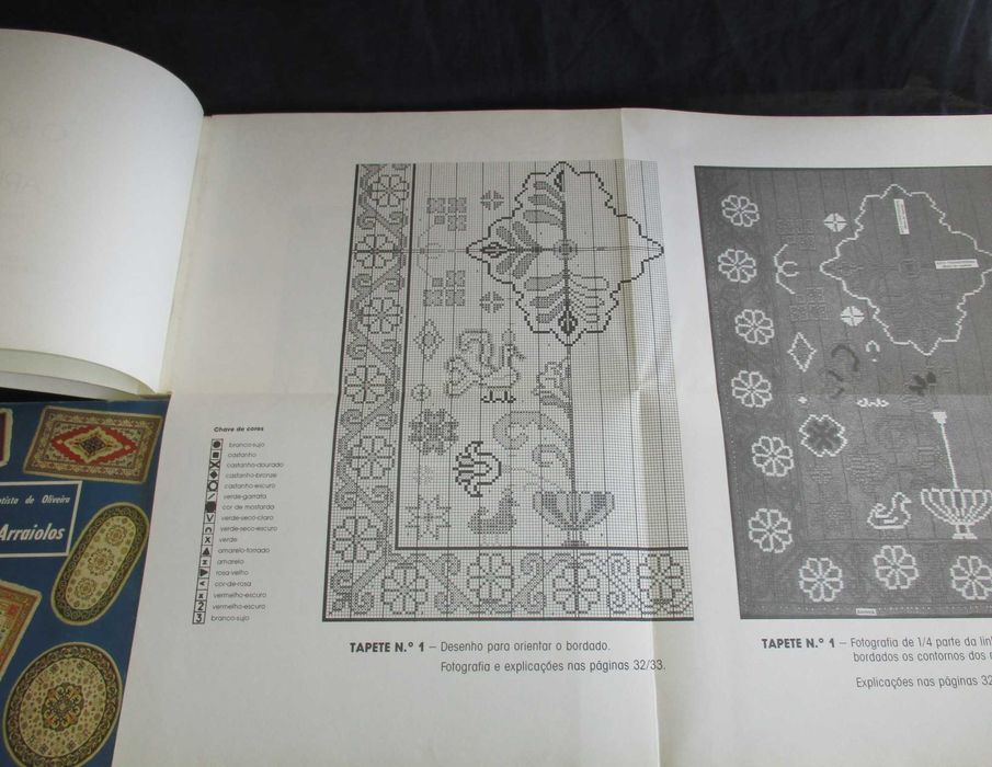 Livros O Bordado de Arraiolos Baptista de Oliveira com caixa