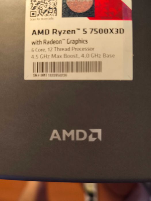 Processador Amd 7500x3d
