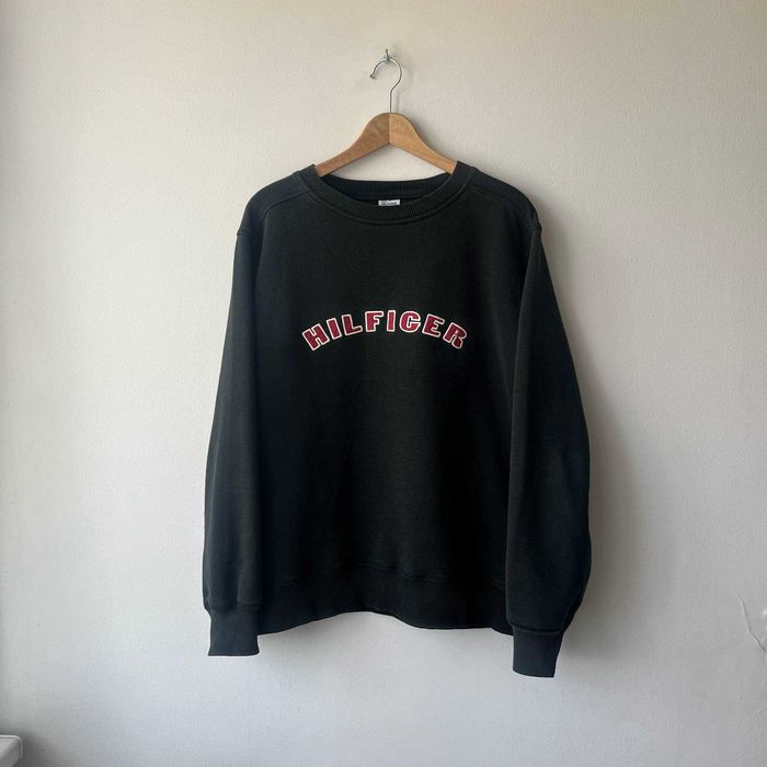 Tommy Hilfiger Denim OG Vintage Crewneck Bluza Retro Haft