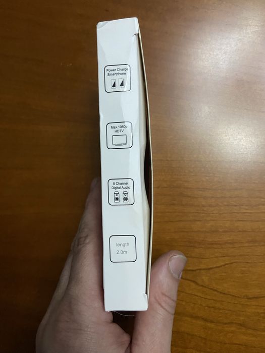 Cabo para trasferir dados de iphone para tv por hdmi