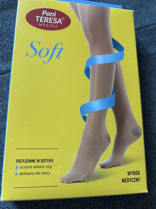 Podkolanówki uciskowe soft czarne