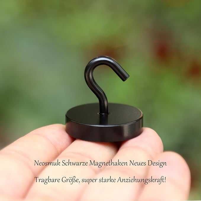 Neosmuk Magnetyczne Haki 40 kg – Super Mocne Neodymowe Uchwyty