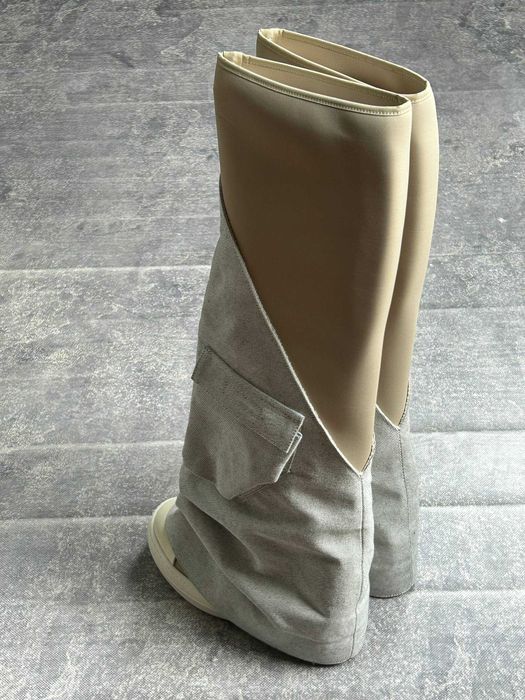 Кеди Rick Owens DRKSHDW Cargo Fetish Sneakers Milk Gray кеды