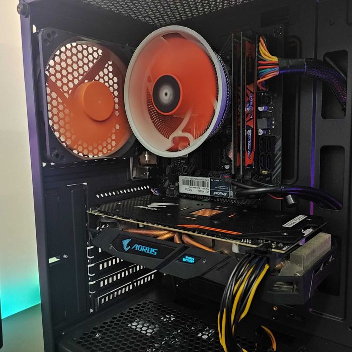 Игровой Компютер ПК i7, Aorus RX 570 4GB, 16GB DDR3 new, SSD 512 NVME