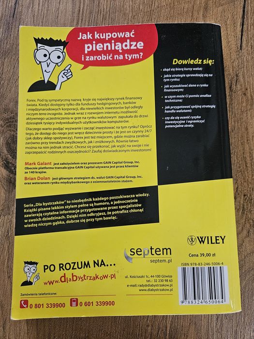 Książka Forex dla bystrzaków wyd II