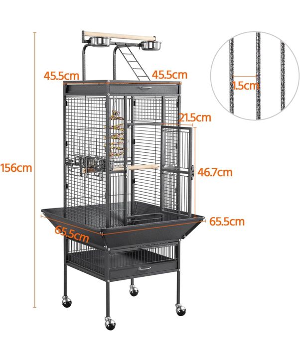 Gaiola Papagaio - PORTES GRÁTIS