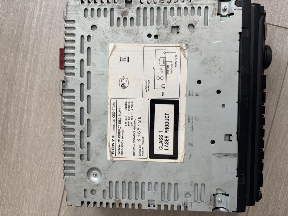 Магнітола Sony CDX-GT35U