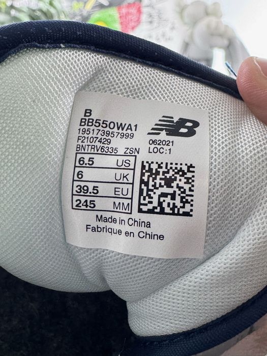 Кросівки New Balance 550 39.5 розмір Е13102
