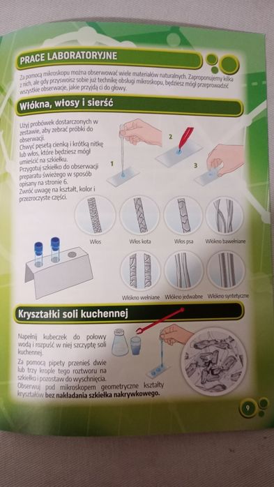 Mój pierwszy mikroskop - naukowa zabawa -  zabawka dla dzieci