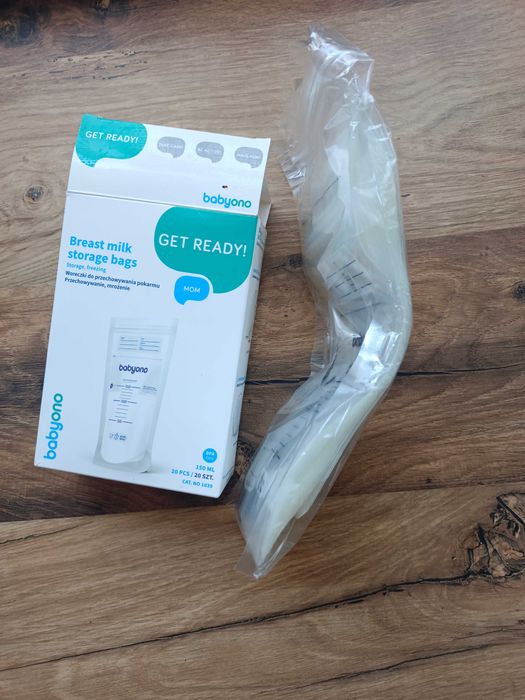Nowe woreczki do przechowywania mrożenia pokarmu BABYONO 18 sztuk z 20