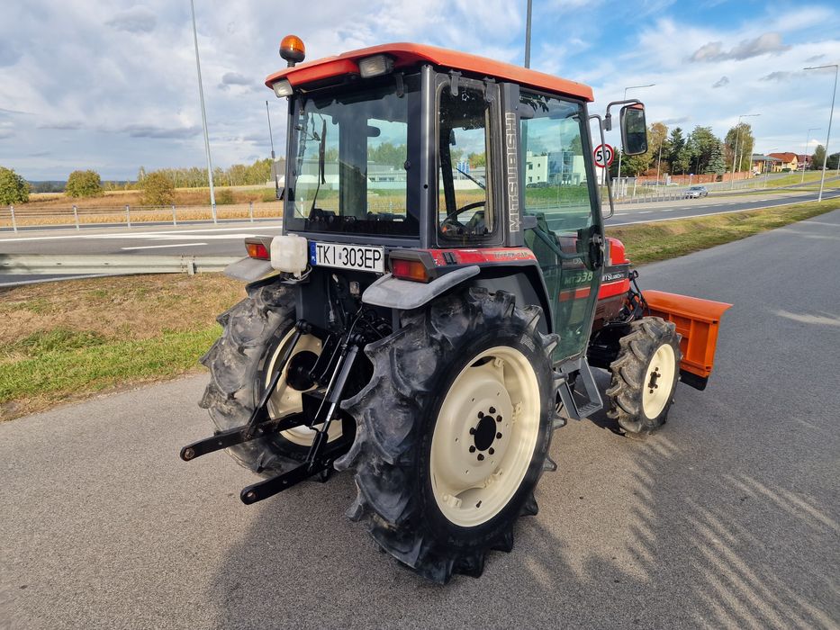Traktor Japonski Mitsubishi MT338  Zarejstrowany  szybka skrzynia biegów 30 km