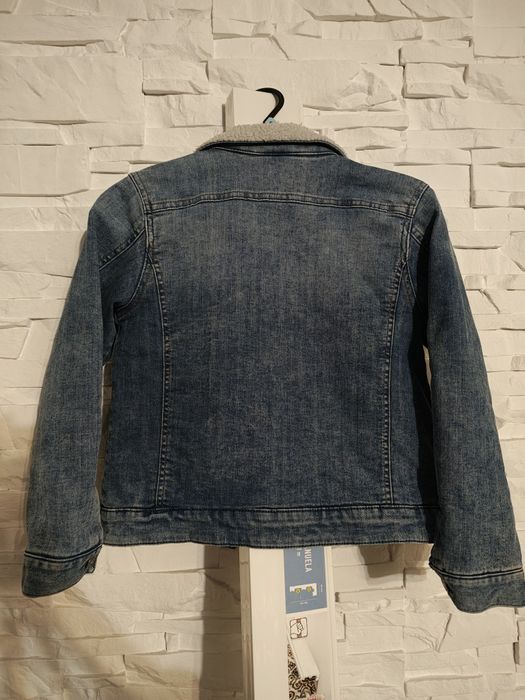 Kurtka ocieplona chłopięca h&m jeans