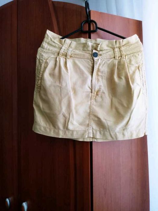 Spódnica mini Zara len 34 6 XS