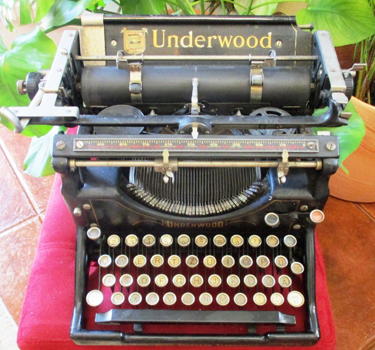 Maquina de escrever Underwood -No.5 - 1925