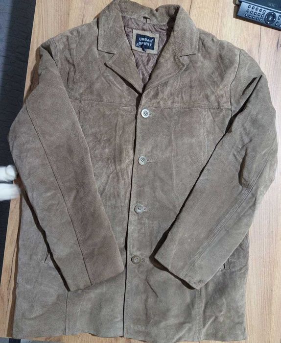 Мужской жакет Urban Spirit замшевое. ретро