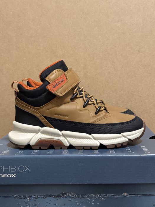 (31 р) Дитячі демісезонні утеплені черевики Geox Flexyper Plus, Устілка 19.5 см