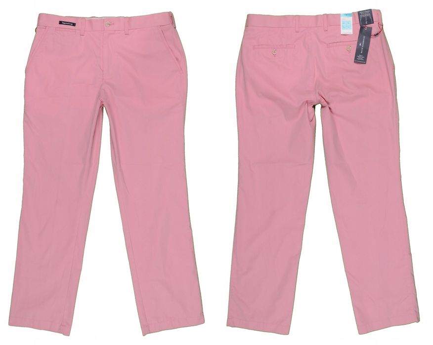 M&S różowe spodnie męskie CHINOS W34 L31