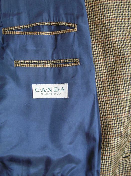 Nowa super męska wełniana marynarka XL/XX wełna 54 casual Germany beż