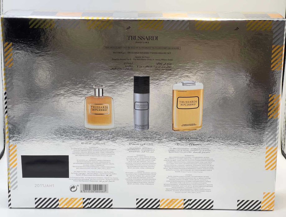 Trussardi Riflesso Man Набор (edt/100ml + sh/g/200ml + deo/100)