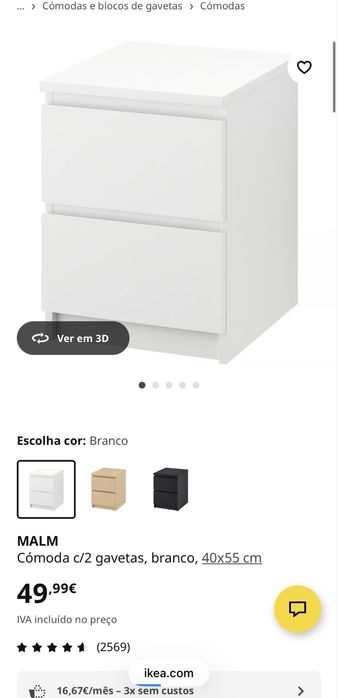 Mesinha de cabeceira linda - IKEA