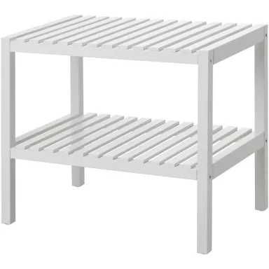 Ławka, MUSKAN, biała 58*38cm