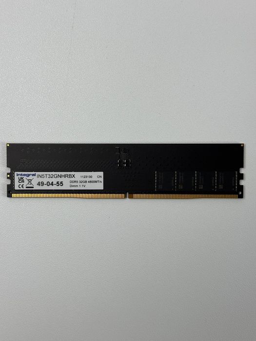 Оперативна пам'ять Integral DDR5 DIMM 32GB 4800MHz
