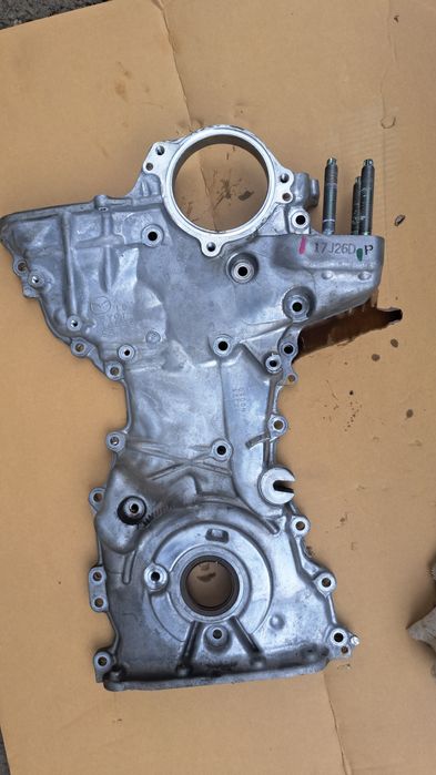 2.5 PY01 Mazda 2012-17 Двигатель ГБЦ головка коленвал шкив.