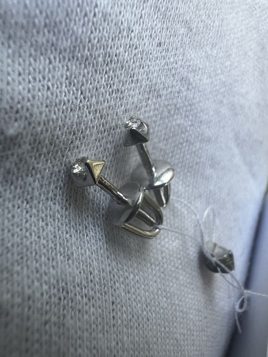 Пусеты с бриллиантами