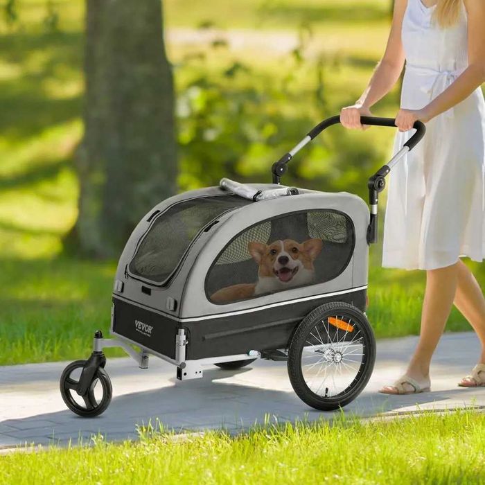 Reboque de bicicleta para cães VEVOR - Baixa de Preço
