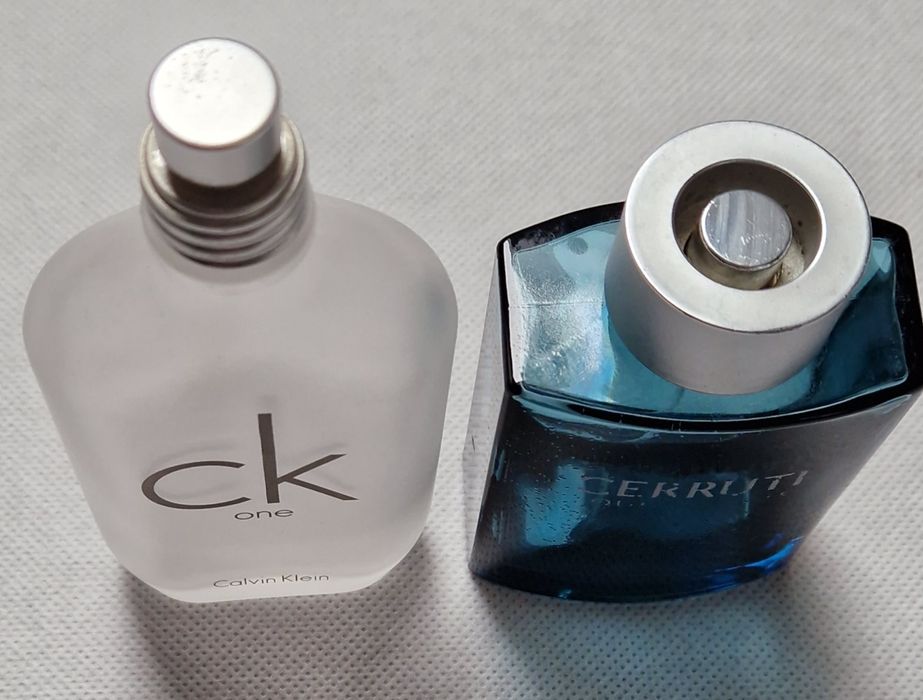 Puste buteleczki Cerruti i Calvin Klein One