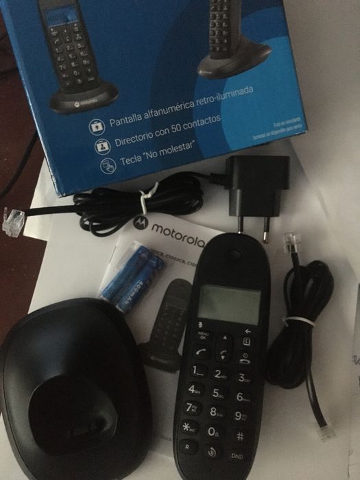 Telefone sem fios  Motorola C1001 Preto