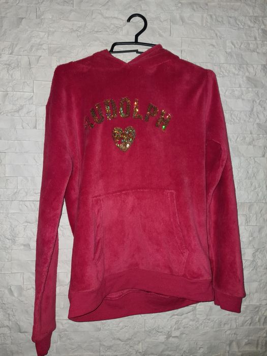 Bluza alpaka przez głowę z kapturem 164