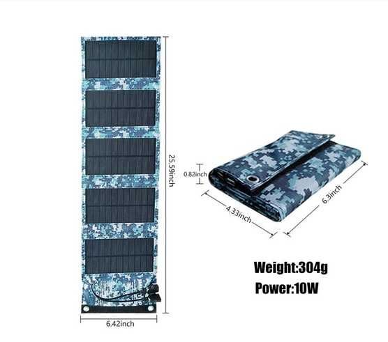 Портативная солнечная панель 27W складня зарядка