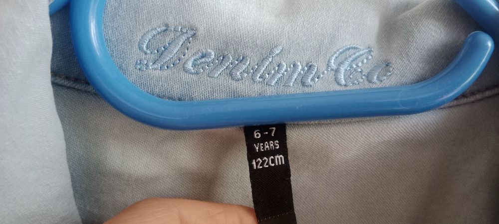 Kurtka, katana jeansowa. Denim Co.  6-7 lat, rozm. 122