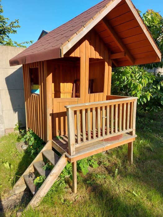 Domek ogrodowy dla dziecka drewniany