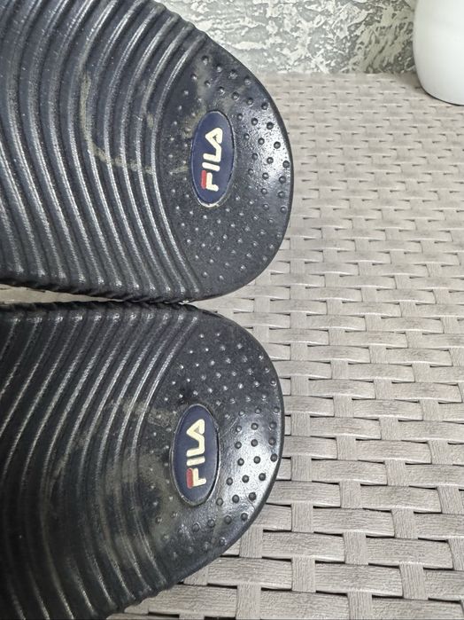 Fila шлепанцы тапочки 45 размер пляжные синие