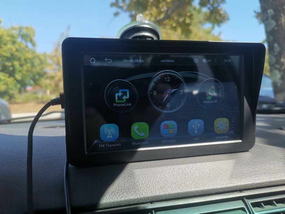 Portable car player  carplay androide auto