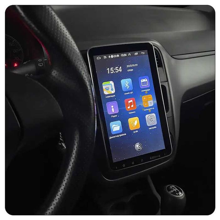 Магнітола 10.1" Lesko 3500А 1din 2/32 Android поворотний экран IPS