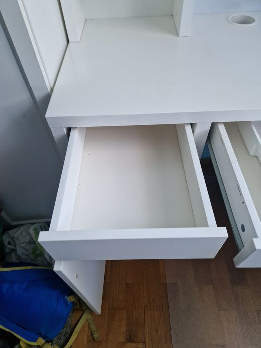 Biurko IKEA MICKE bez nadstawki + wkład do szuflady GRATIS!