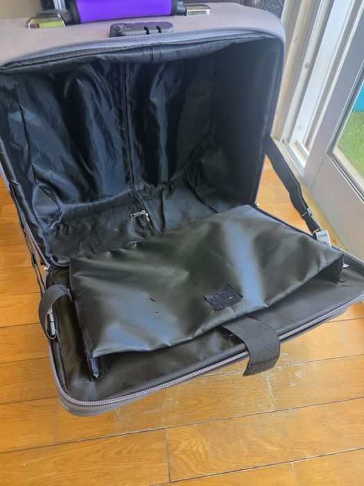 Trolley profissional Misako Avio | Portátil 14" | Preto & Prata